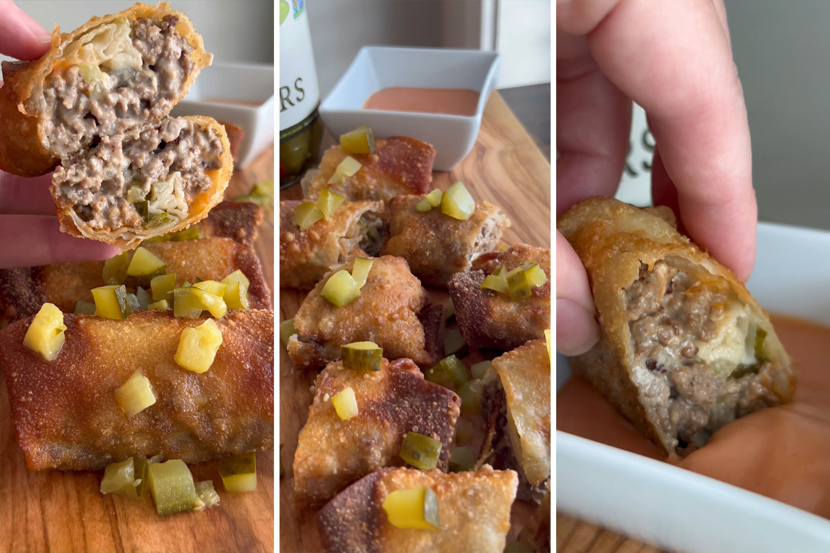 Cheeseburger Egg Rolls &ndash; Pickerfresh